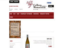 Tablet Screenshot of cellersmonserrat.com